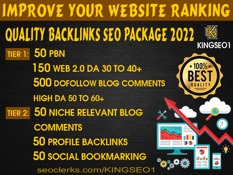 Provide WhiteHat Seo LinkBuilding Package 2022 Improve Your Website Ranking 