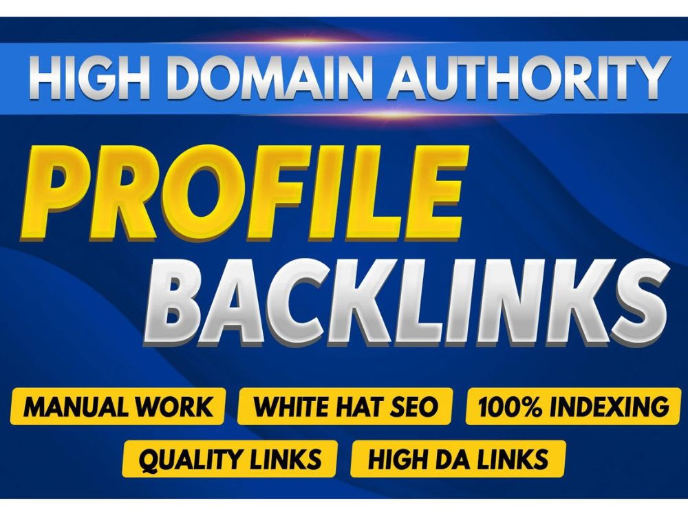 200 Profile Backlinks - boost google ranking with hig...