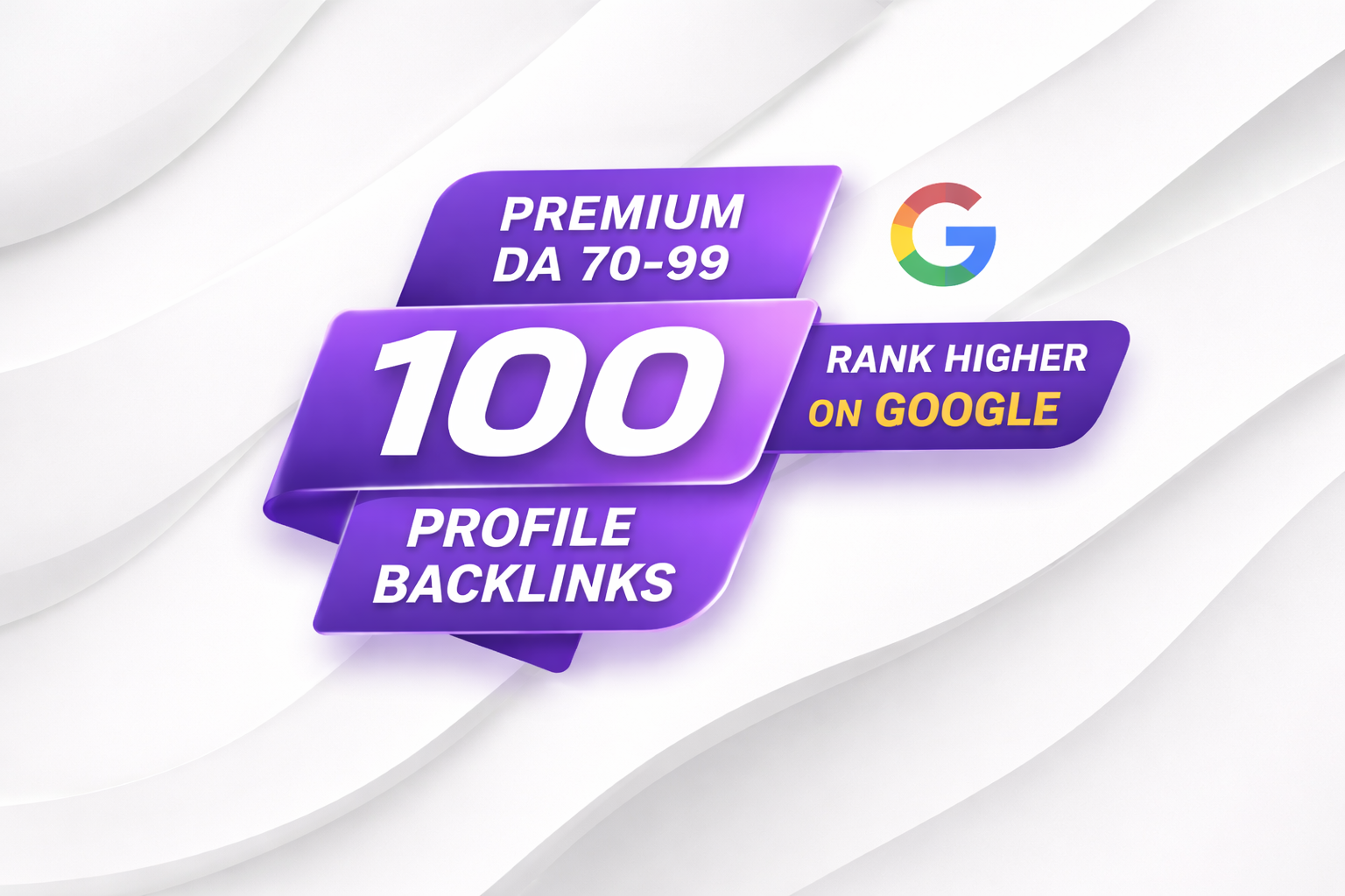 Rank on google with 100 powerful profile backlinks wi...