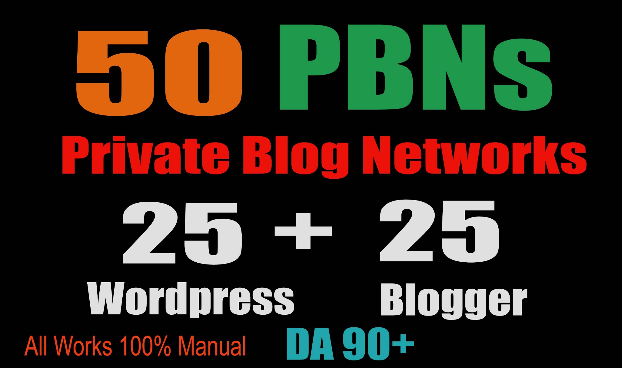 You will Get 50 Solid relevant PBN joins from DA90+ Main Domain Blogs 