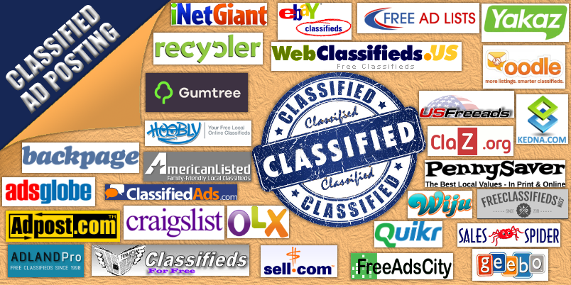 I will Do 50+ Classified Ads Posting Manually