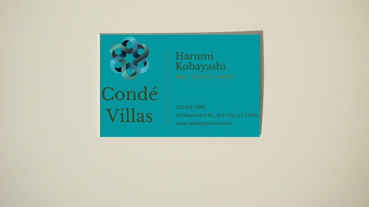 I will create a professional business card for your business
