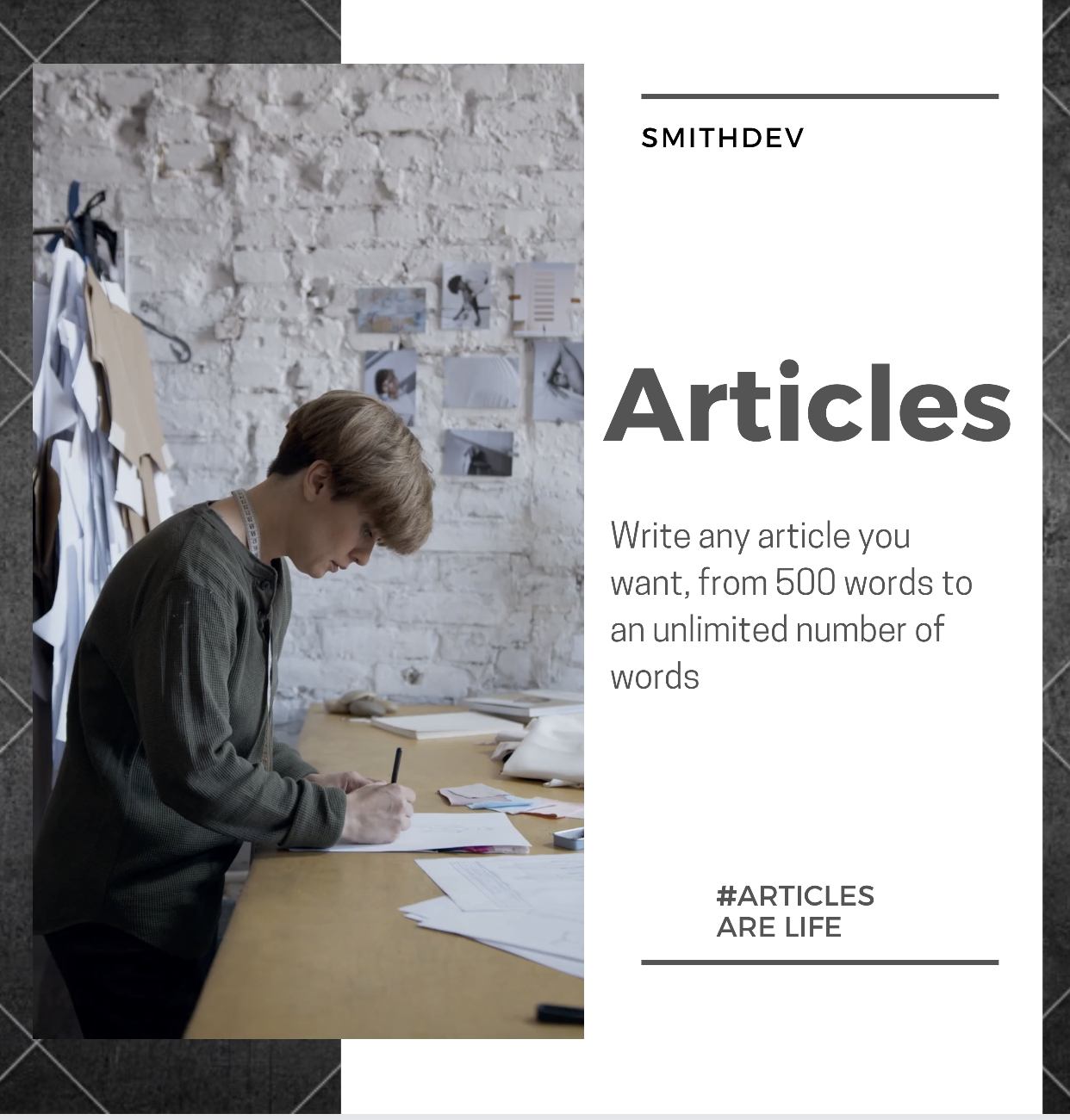 We write any article of 1000 words professionally, one day delivery