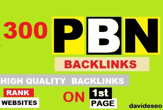 I will do 300 high da pa permanent homepage pbn backl...