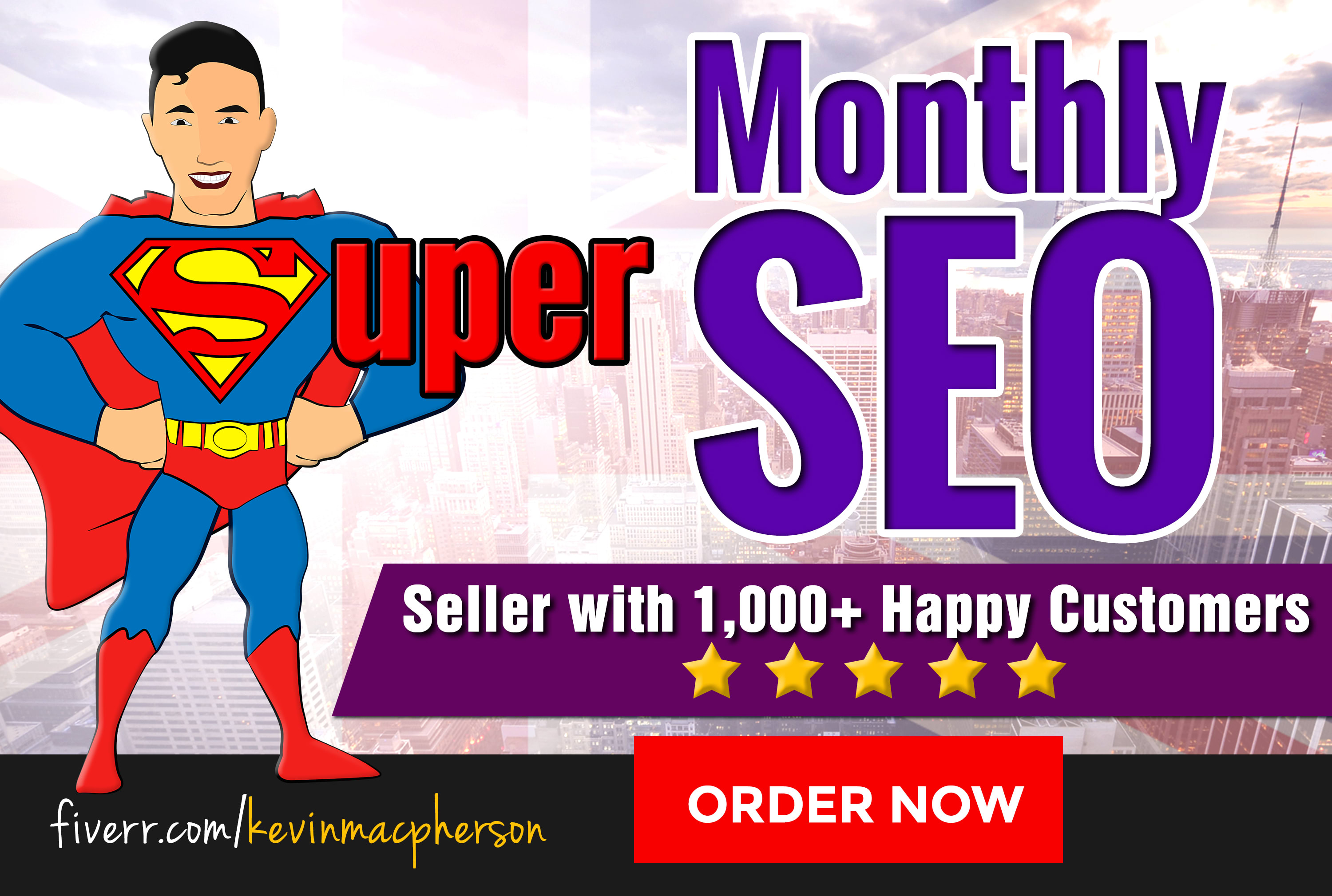Forever quality i will provide a monthly SEO service ...
