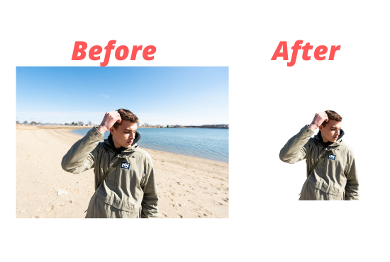 I will editing background removal,white,transparent 10 image 