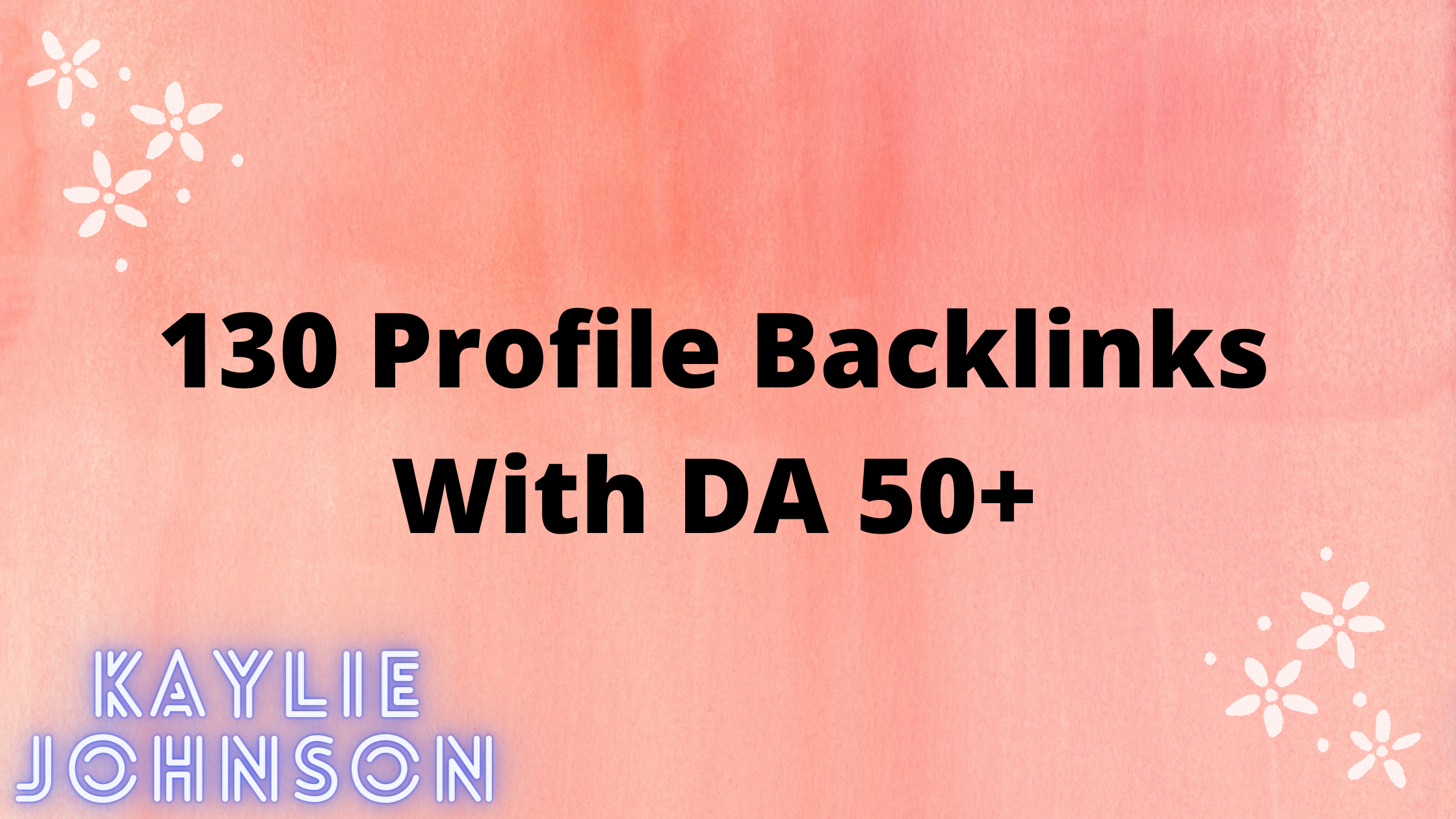 I will Create 130 Dofollow Profile Backlinks With 50+ Da Pa