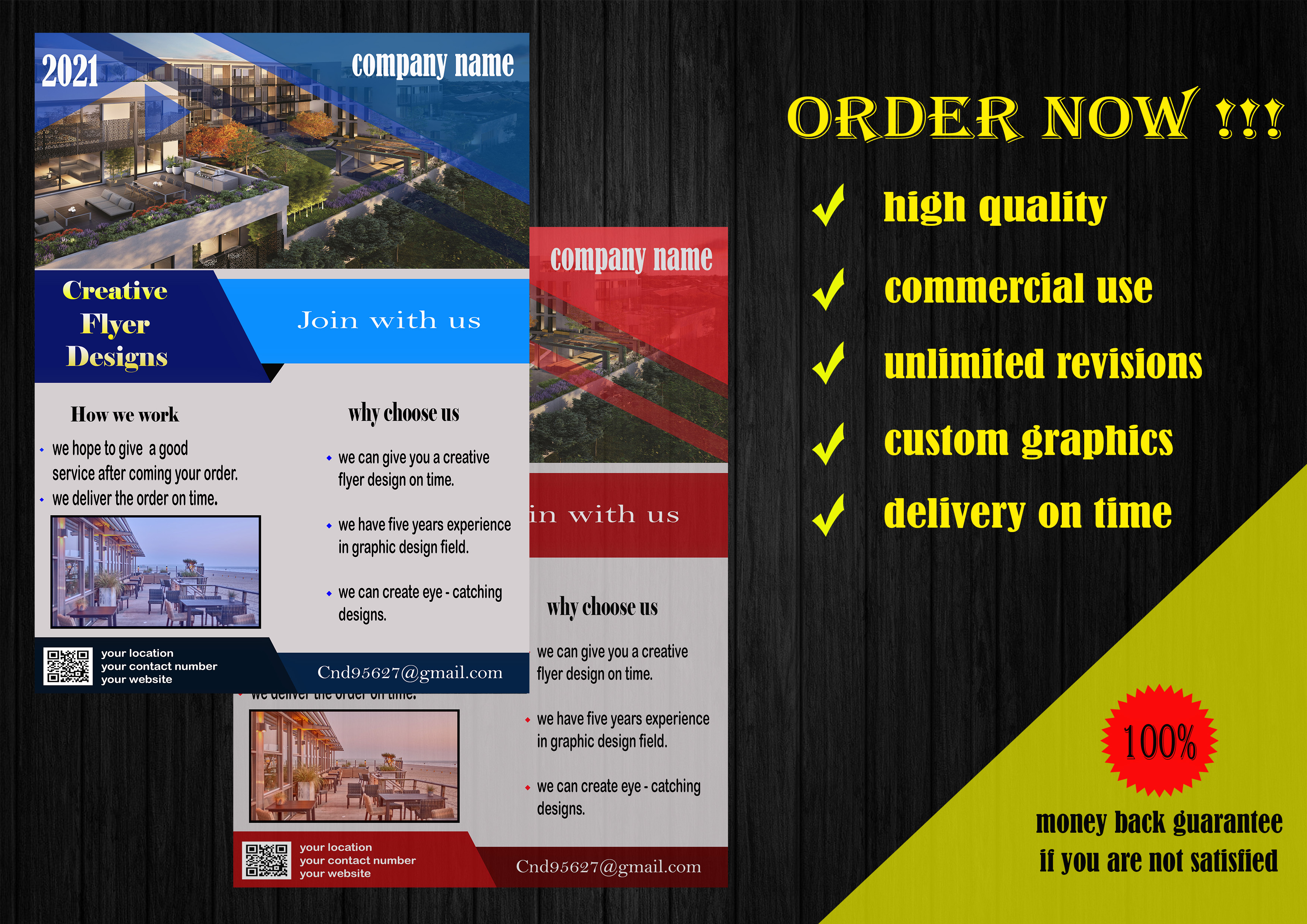 i will design an awesome flyer for you