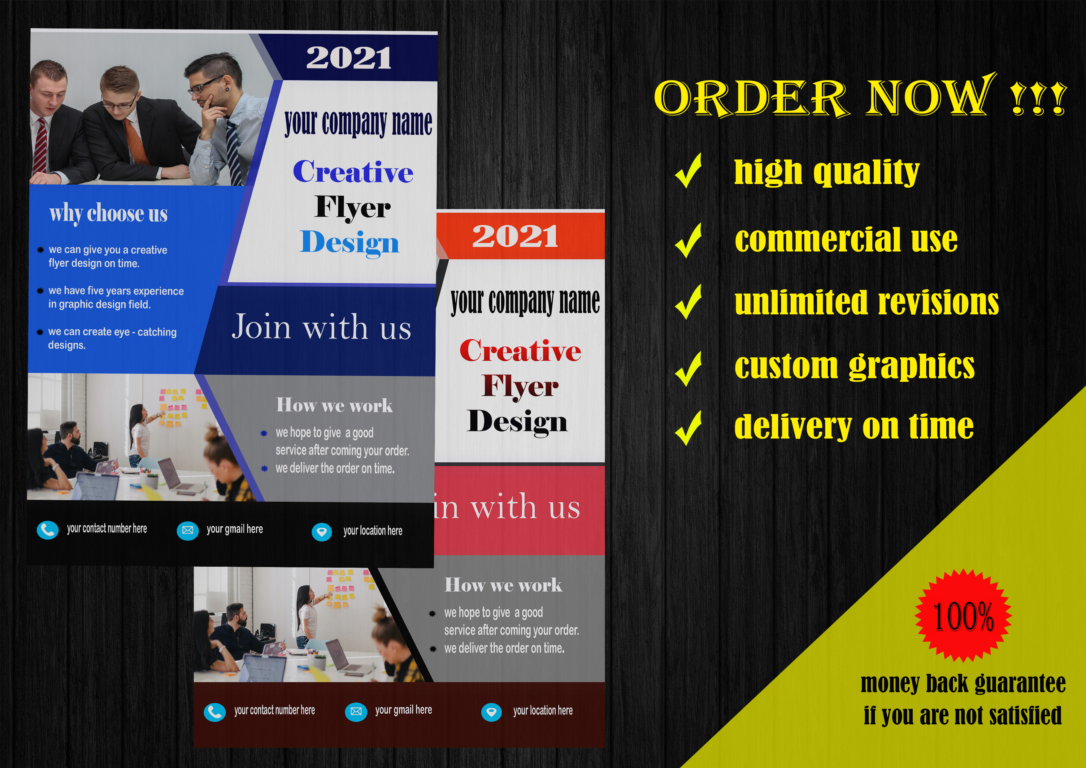 i will design an awesome flyer for you