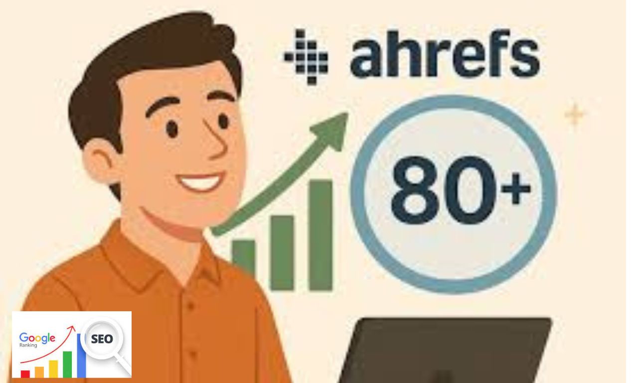 I will increase ahrefs dr 80 (da 30 free guaranteed)