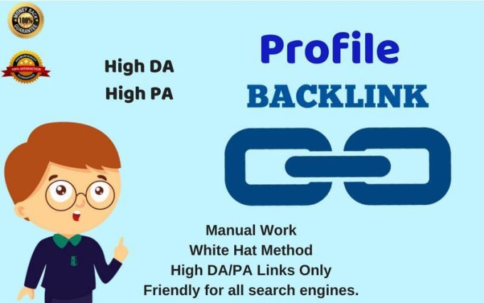 I Will Do 50 high authority profile backlinks