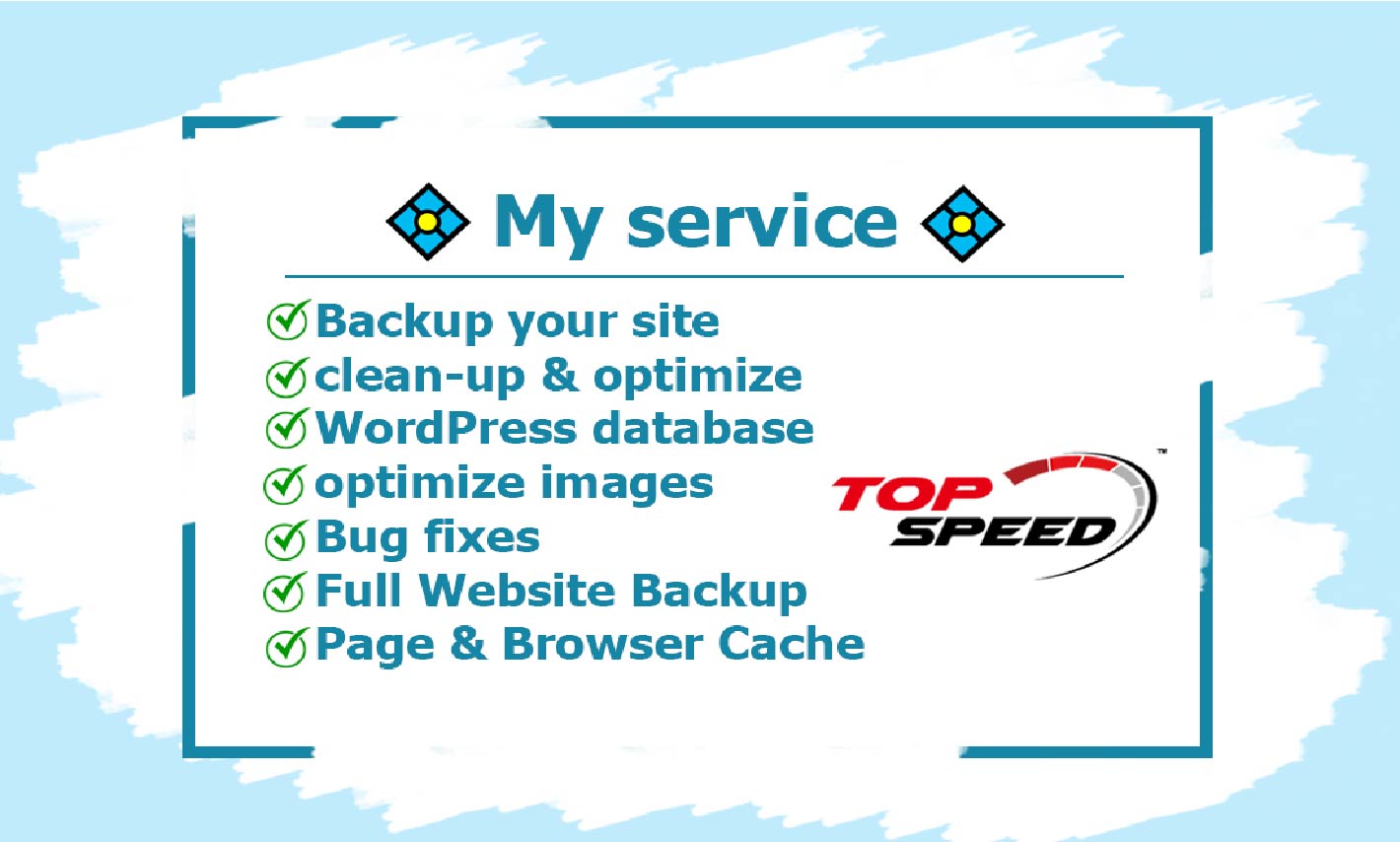 I will do optimization speed up wordpress website and wordpress page