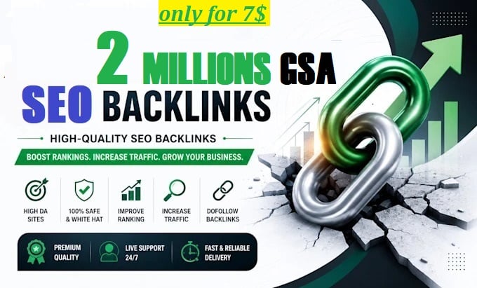 2000,000/ TWO MILLIONS GSA SER BACKLINKS FOR FAST GOOGLE RANKING