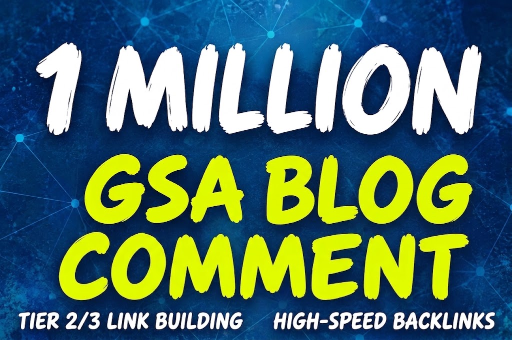 1000,000/ 1 MILLION GSA SER BACKLINKS for 1st Google Rank