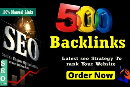 GET Rank #1 Your Website 500 Different Types Of Mix Dofollow Backlinks