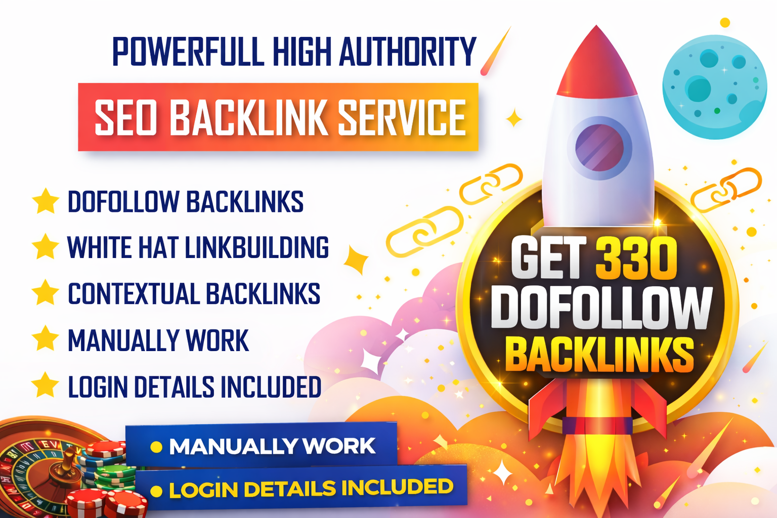 Latest And Manually Done 330 Top Quality Backlinks Package To Improve Your Website Ranking 