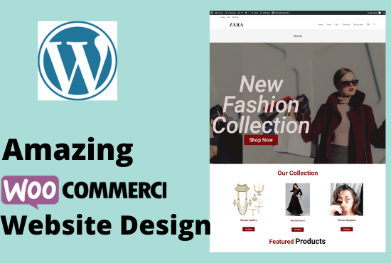 I will create amazing wordpress woocommerce website