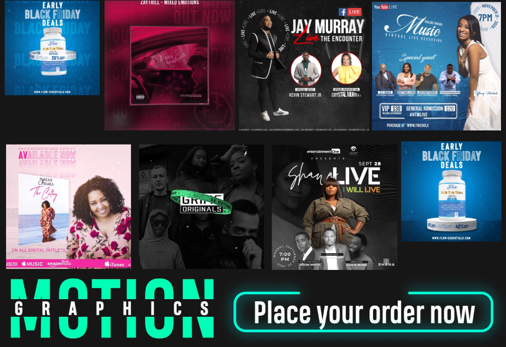 I will create a motion graphics for event flyers or music artwork 