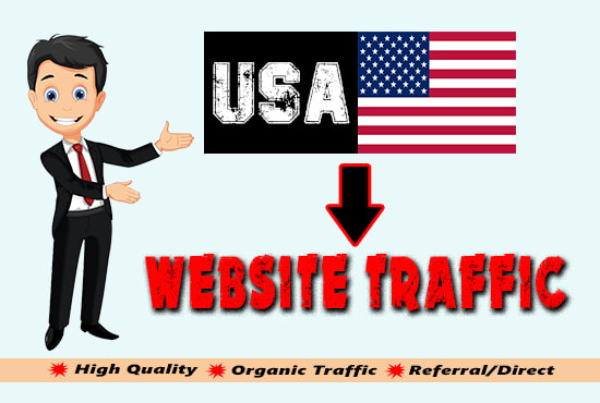 I will drive organic USA targeted web traffic, quali...