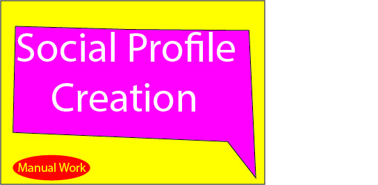 I will manually create 55 Social profile creation seo...
