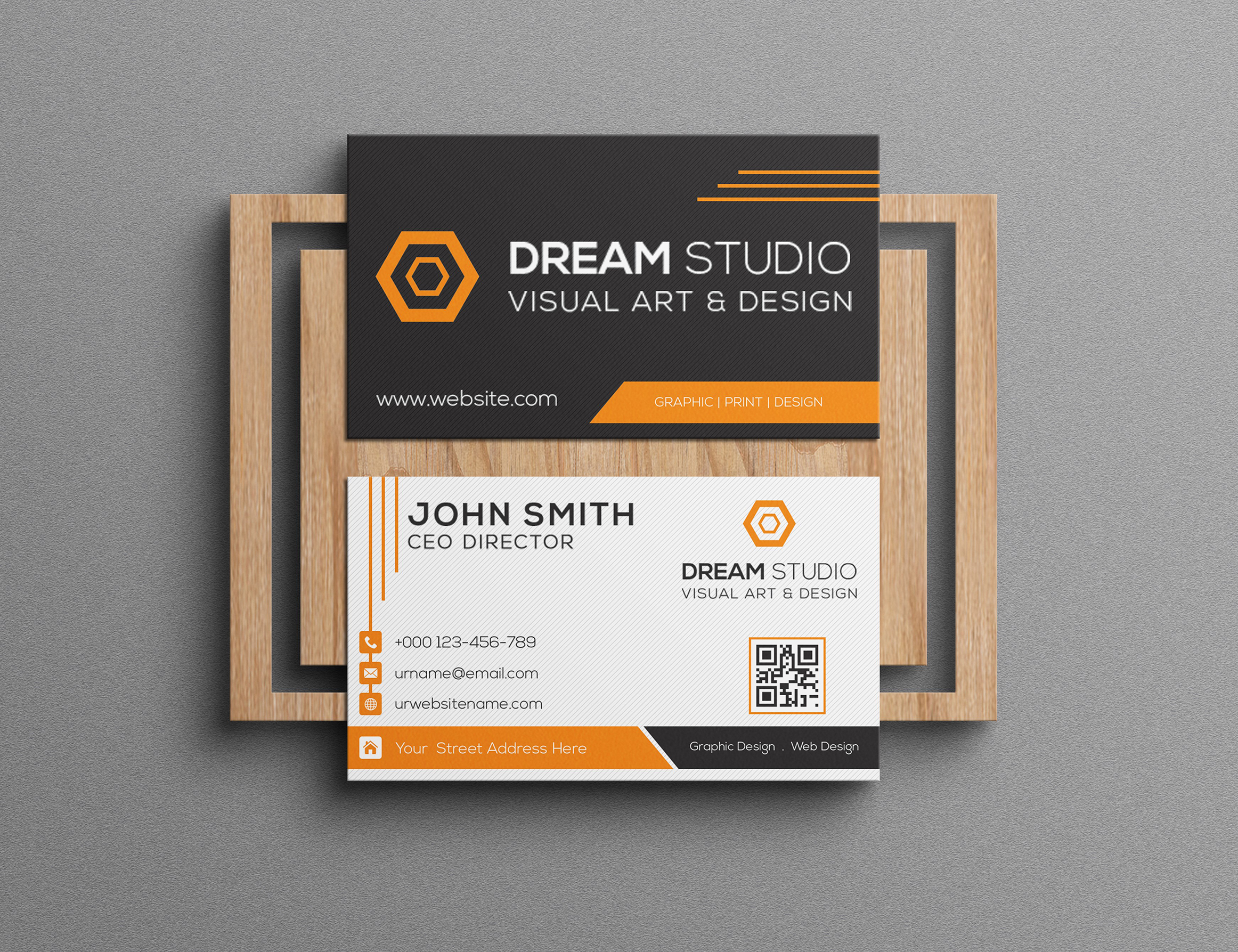 I will design a professional business card for your b...