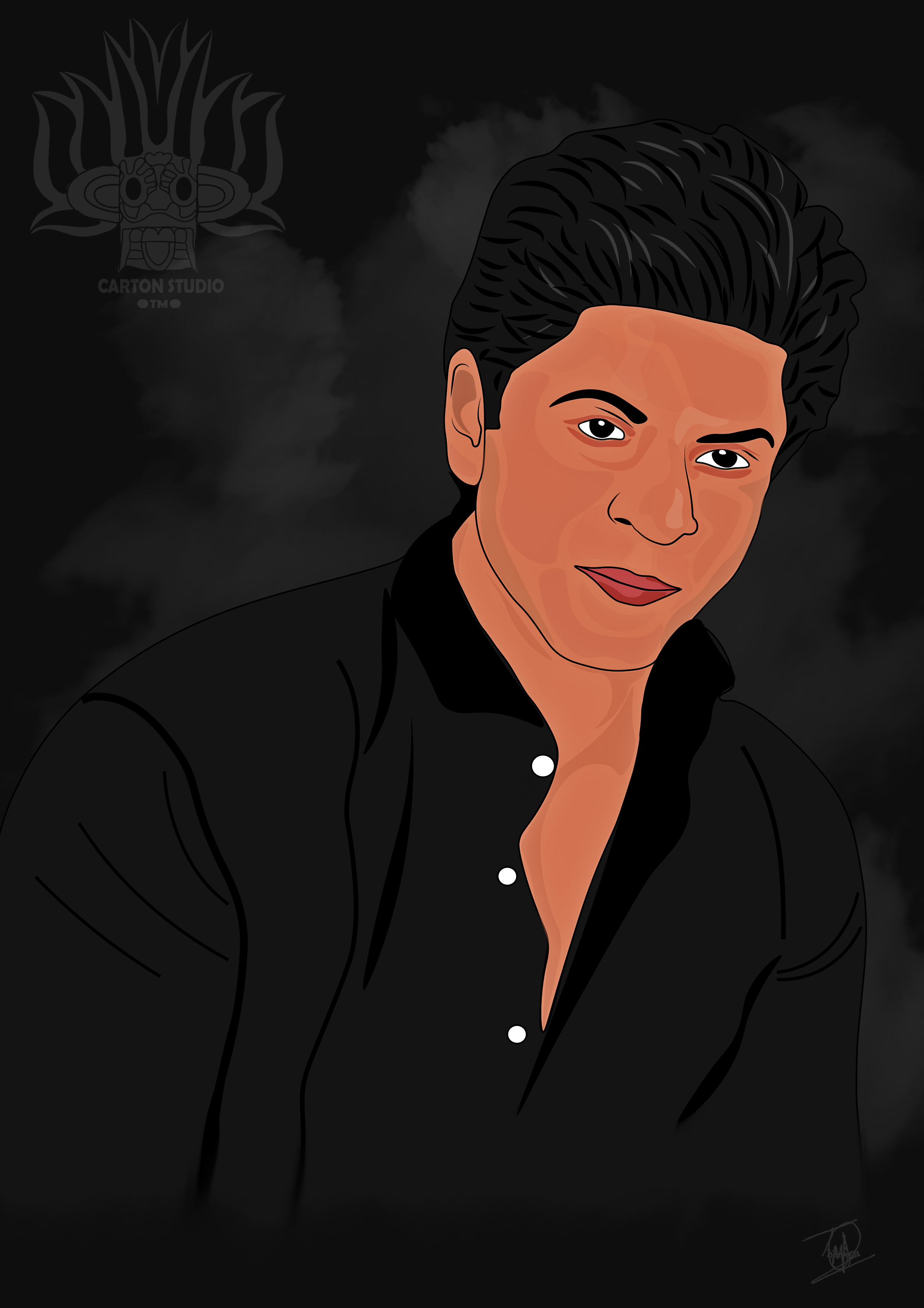  I will your cartoon vector portrait