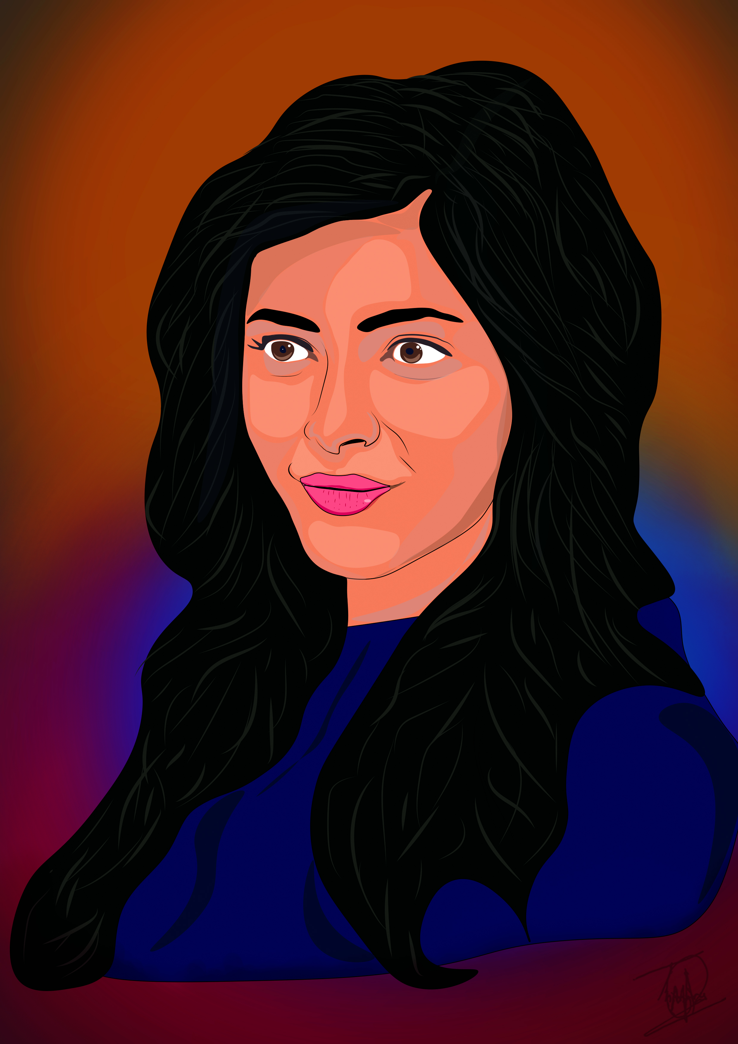  I will your cartoon vector portrait