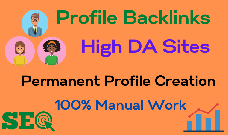I will Create 30 High Quality Profile Backlinks for your Websites