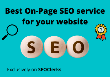 Best On-Page SEO service for your website