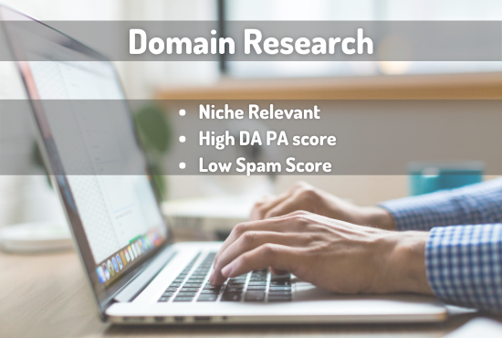 Niche relevant expired Domain Research with high DA a...