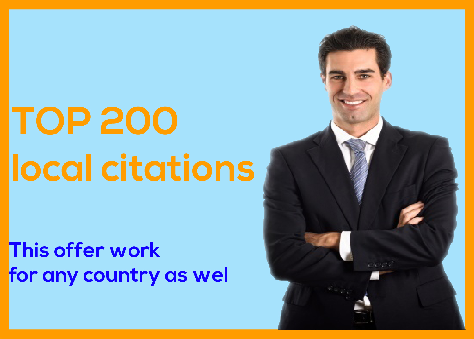I will do 200 USA local citations and directory submi...