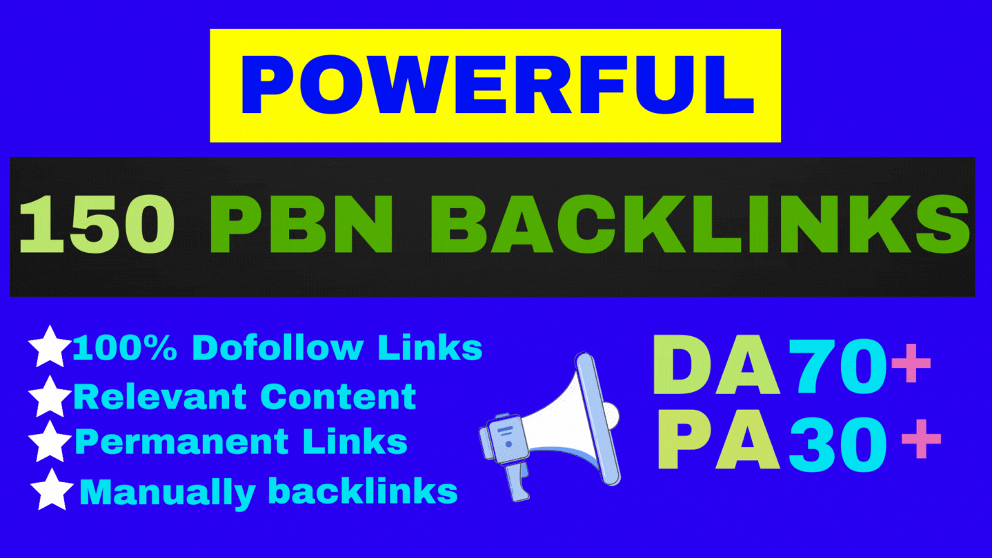 Build 150 unique domain Home Page PBN Backlinks Manually Rank Your Website on Google