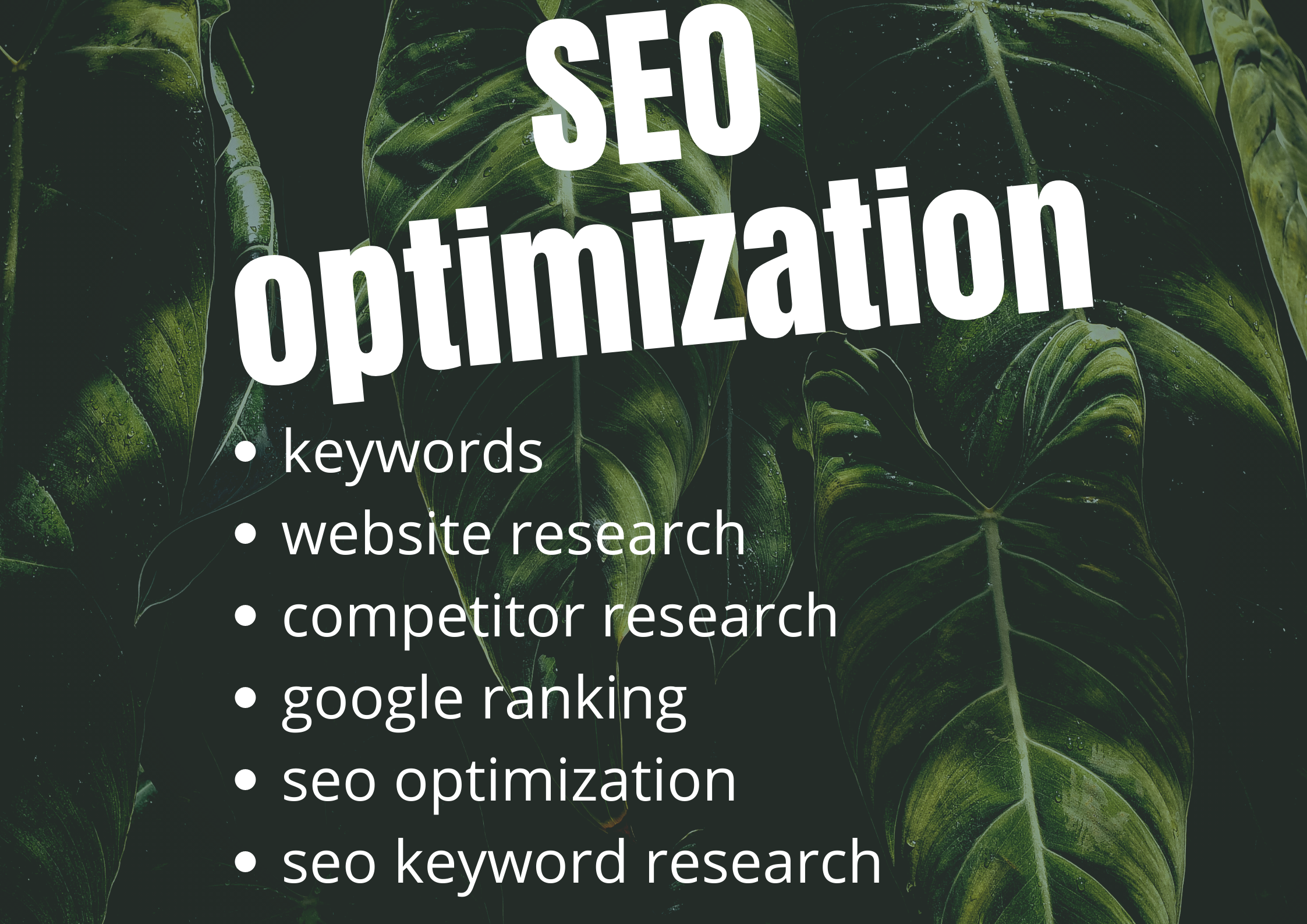 I will do SEO keyword research and competitor analysis for better ranking