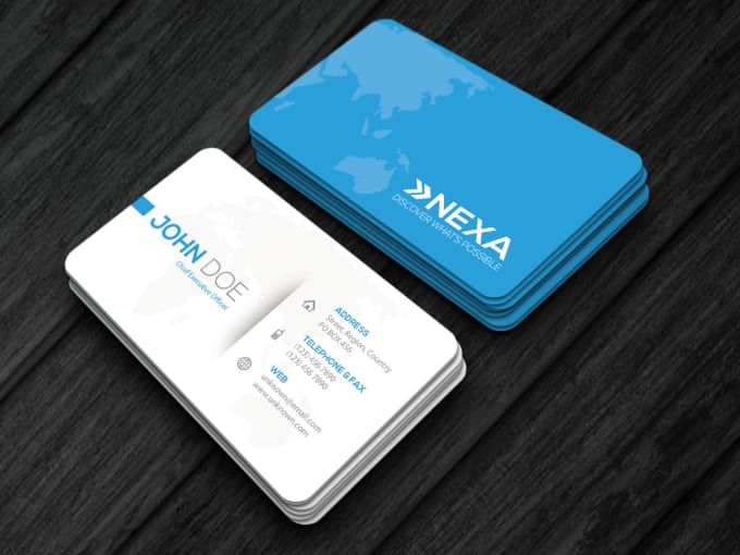 I will create you Creative, Unique and professional Business card design for your business.