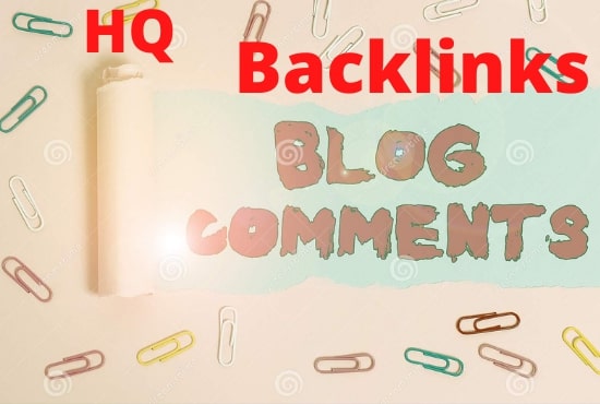 I will give 50 high quality manually blog comments for your website