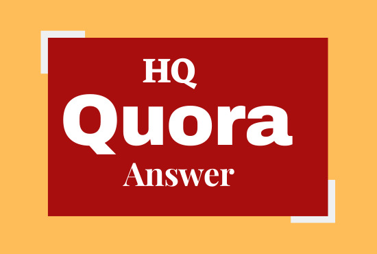 Progress your website with 5 high quality Quora answers