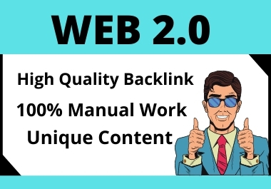 I will do 25 Web 2.0 With High Authority Backlink for Your Targeted Keywords 