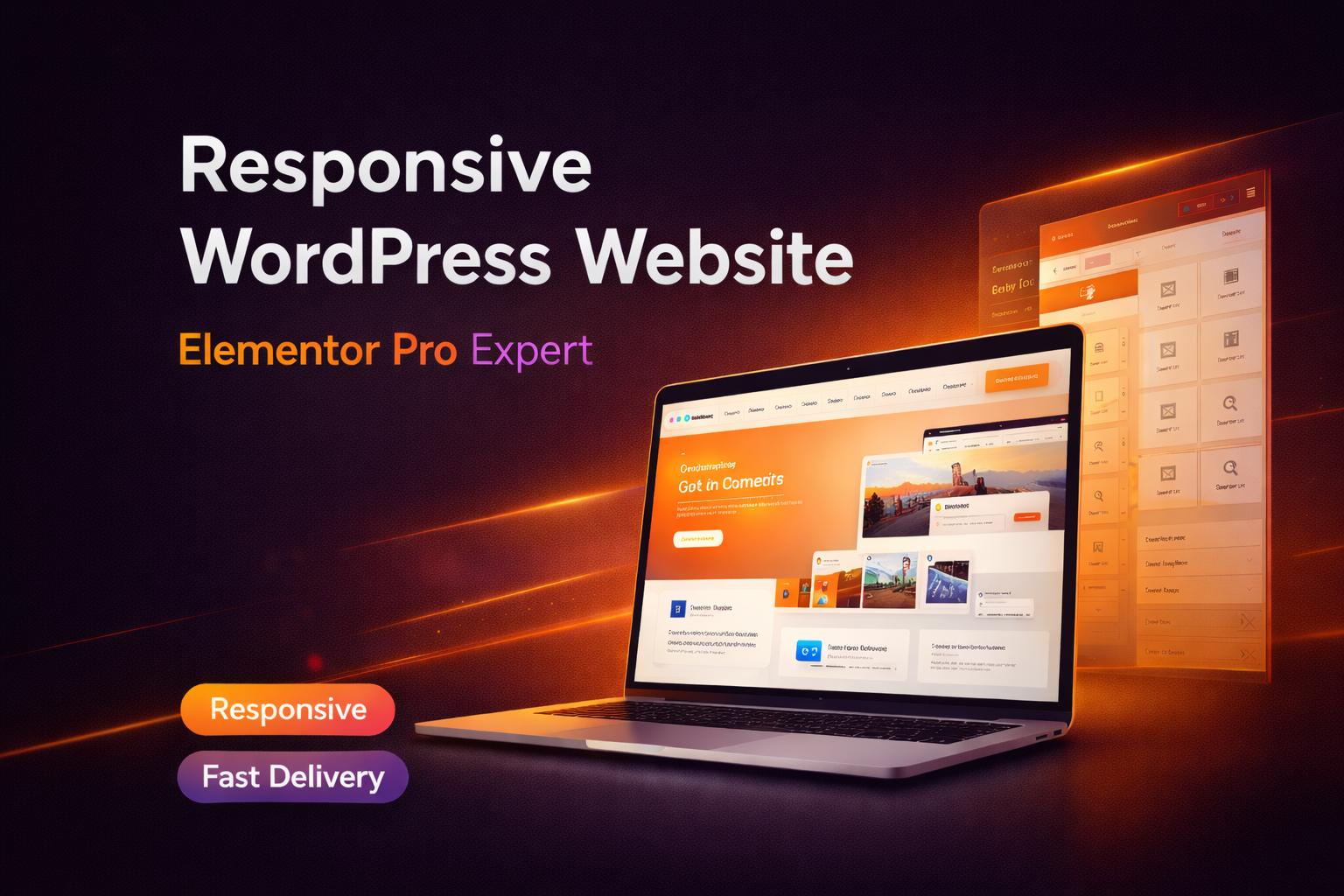 I will Create and duplicate any wordpress website with Elementor pro