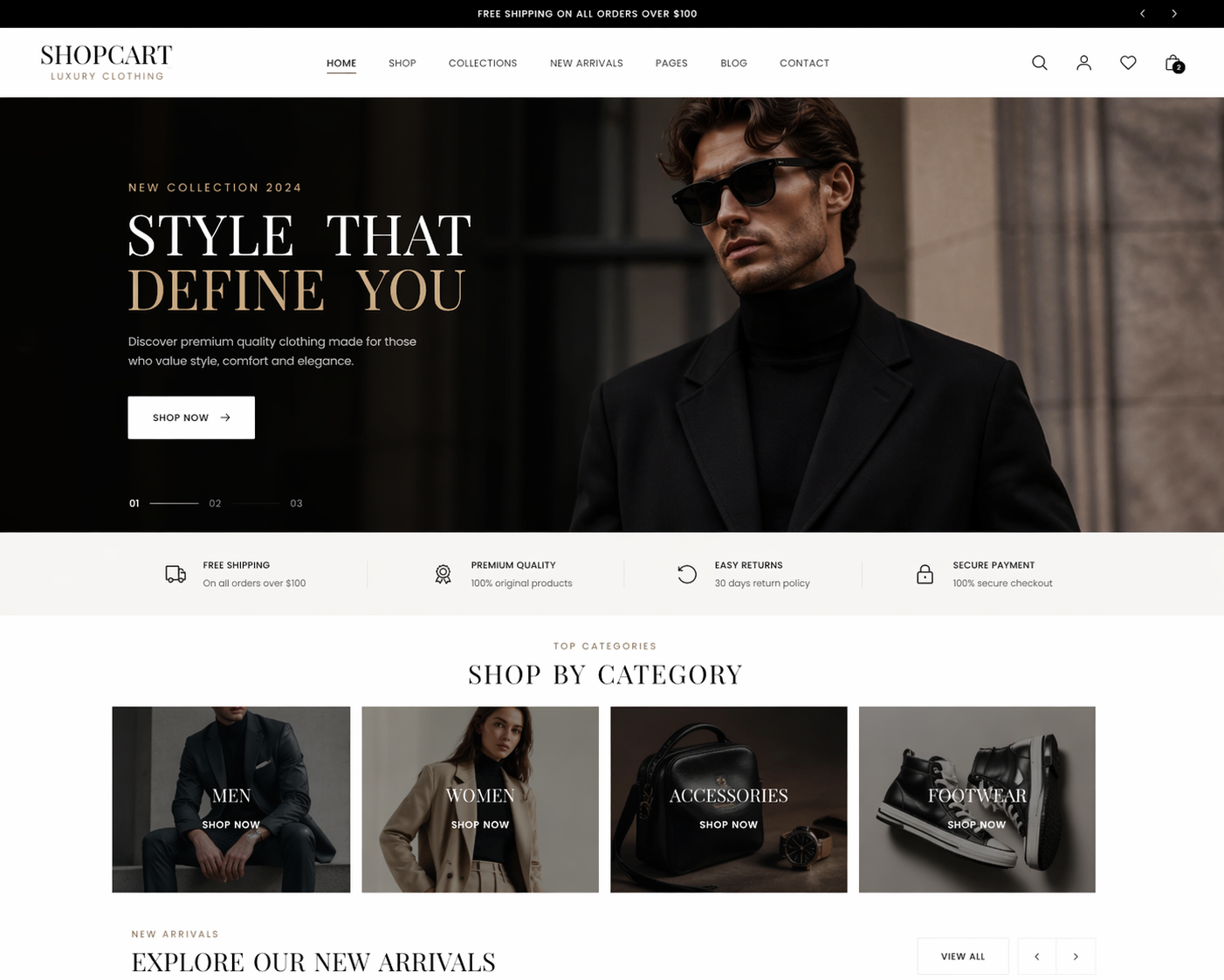 design a professional ecommerce or business wordpress website with elementor pro