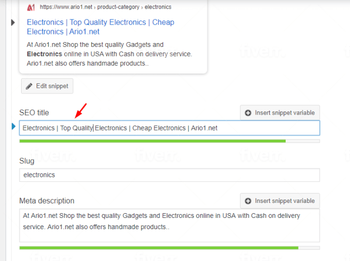 on page SEO or technical optimization for wordpress