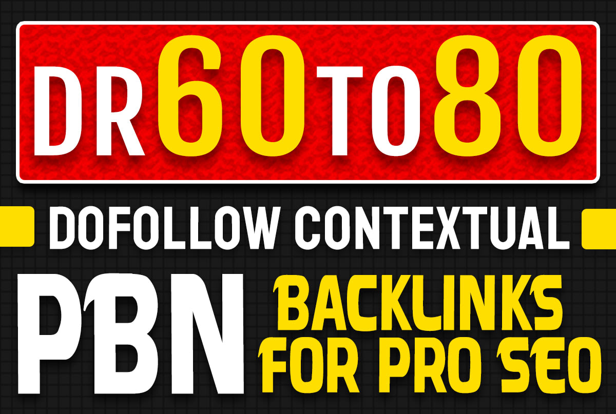 I will 10 PBN DR 60 TO 80 Permanent HomePage high quality PBN Dofollow Backlinks