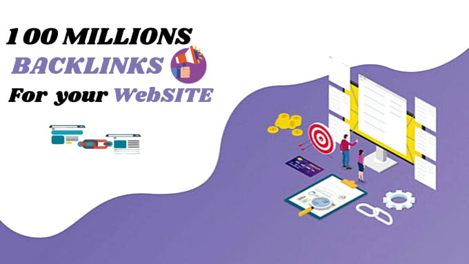 I will create 1 million backlinks dofollow for your site