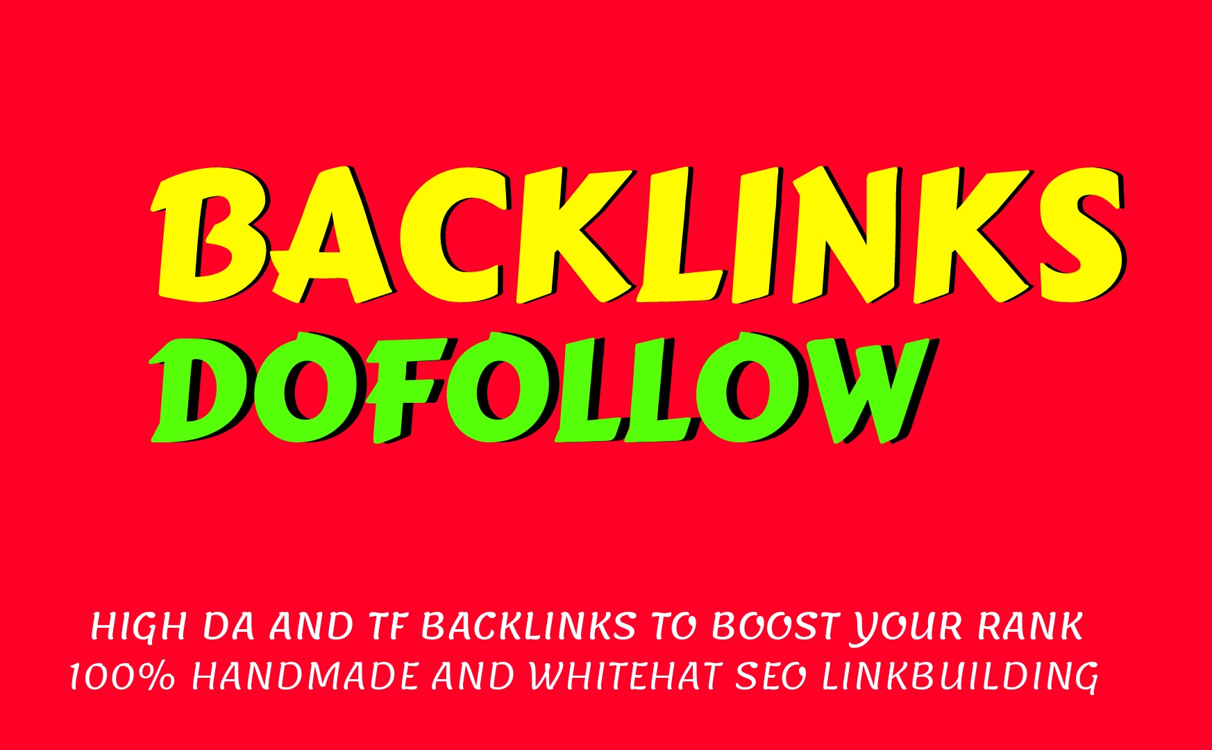 create 550 high quality SEO backlinks link building