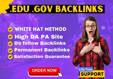 I will provide best 30 High-Quality .EDU GOV backlinks for your website to top ranking on google 