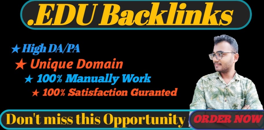 provide your SEO on google ranking with powerful 10 EDU GOV backlinks