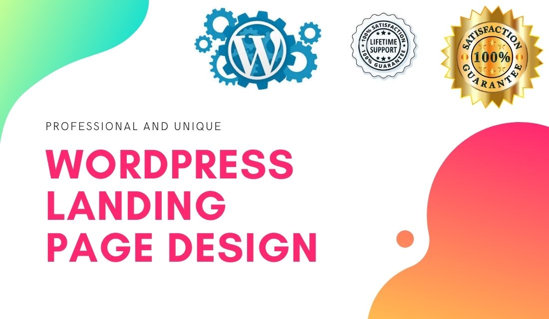 I will create responsive wordpress website, wordpress design or WordPress landing page.
