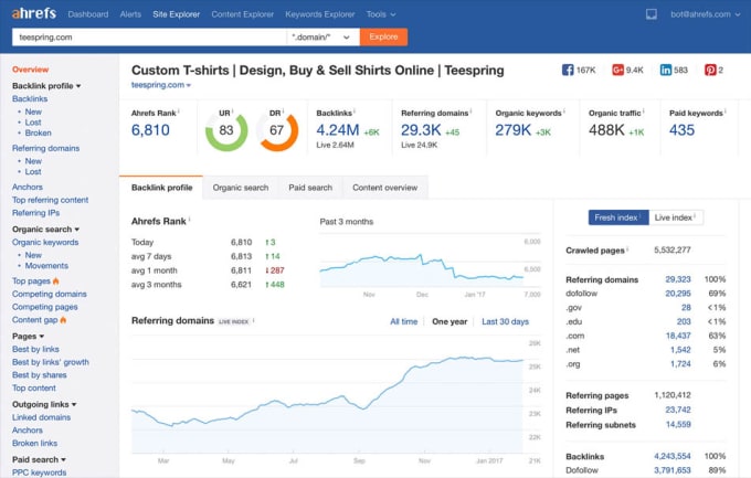 Build 2600 referring domains SEO backlinks for website ranking