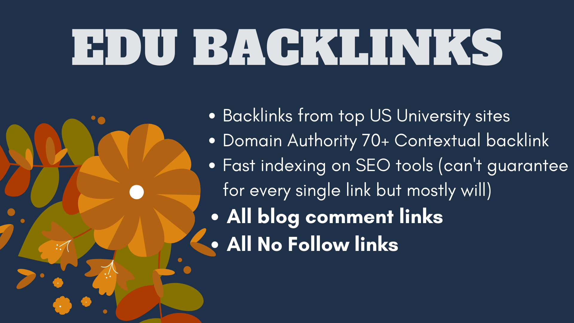 25 EDU Backlinks DA 70+ from USA Universities with Indexing Guarantied 