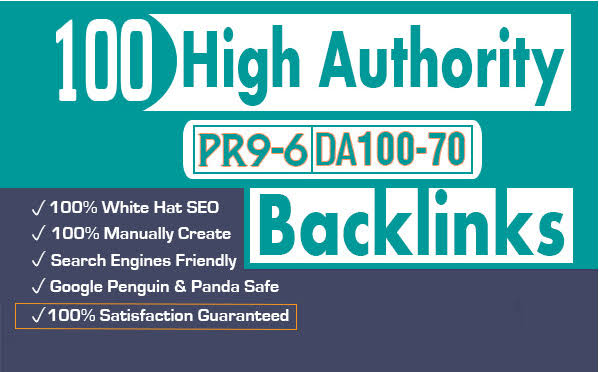 ranking Build 100 do-follow HIGH-QUALITY Backlinks PR6-9 increase ranking