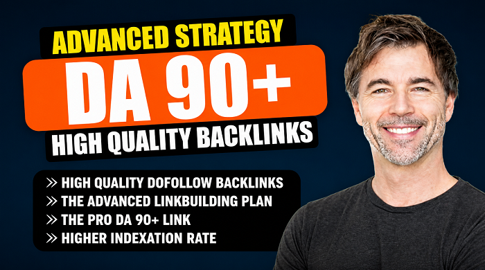 20 Manual DA90+ High Authority SEO Backlinks